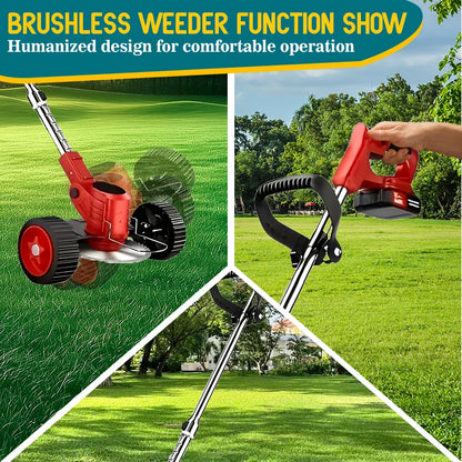 Velna 3-in-1 Cordless Grass Trimmer – Weed Eater, Mower & Edger