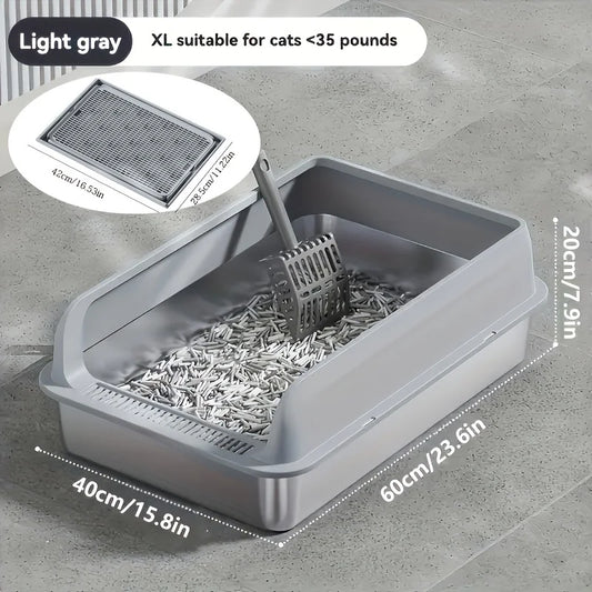 VELNA Stainless Steel Litter Box – photo 1