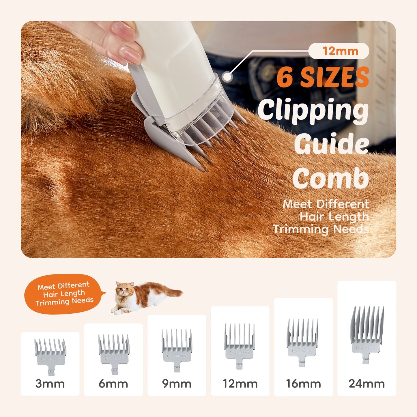 Velna Pet Grooming Vacuum Kit collected pet hair in the container