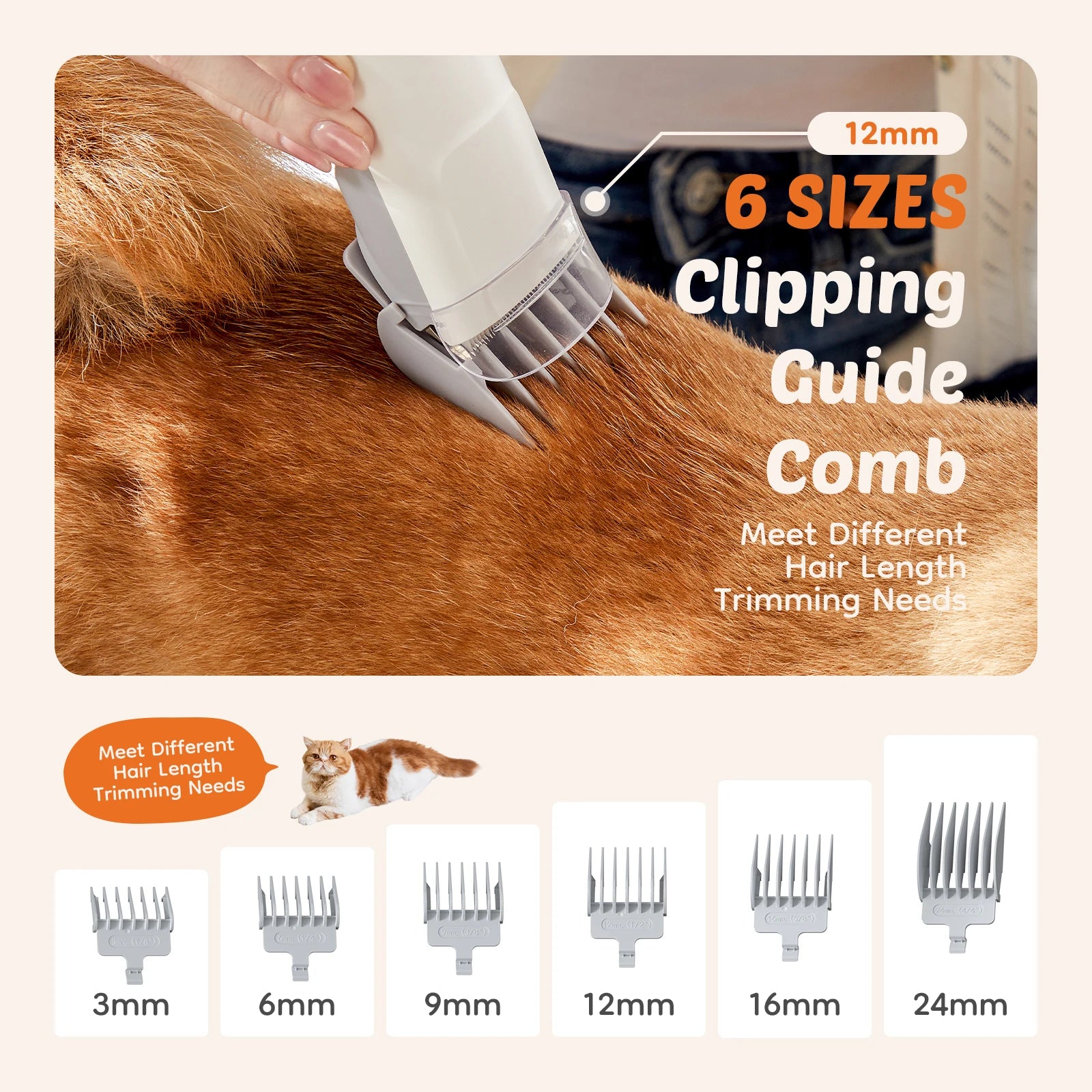 Velna Pet Grooming Vacuum Kit collected pet hair in the container