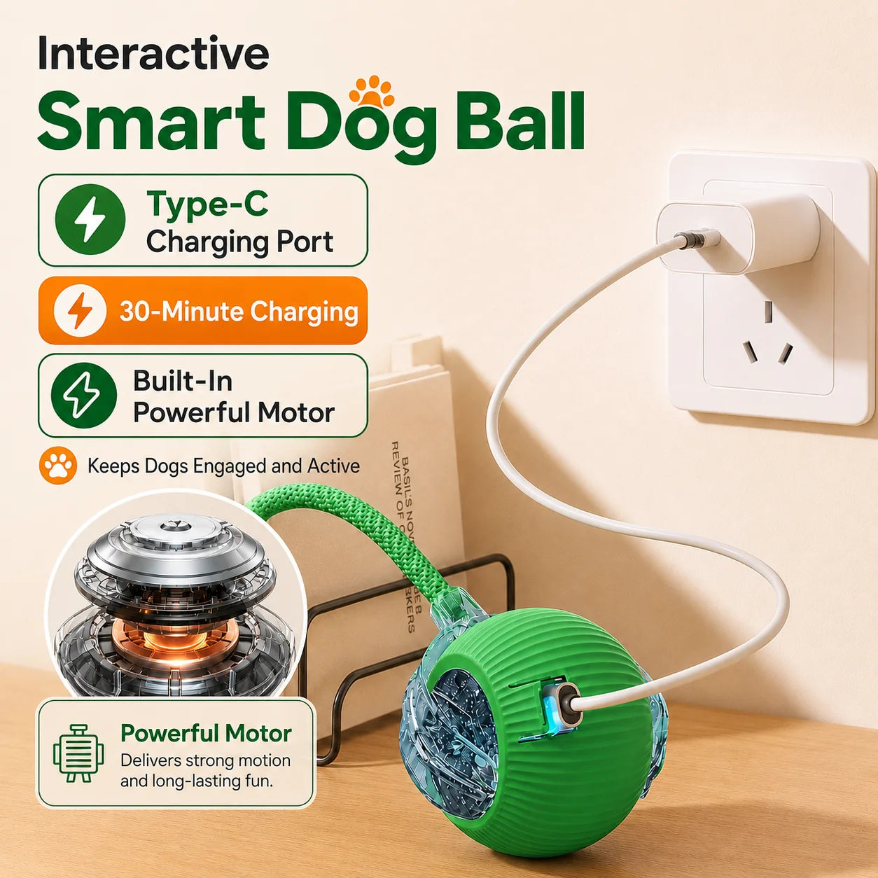 VELNA Interactive Dog Ball – photo 4