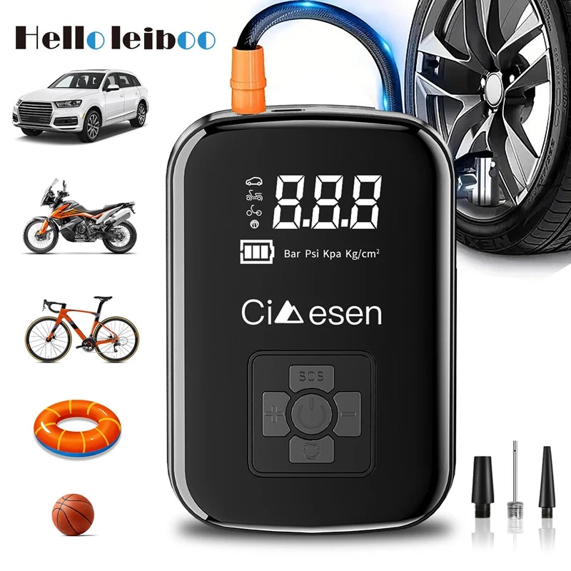 Velna Portable Tire Inflator – 150 PSI Cordless Air Pump