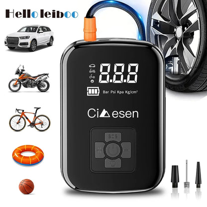 Velna Portable Tire Inflator – 150 PSI Cordless Air Pump