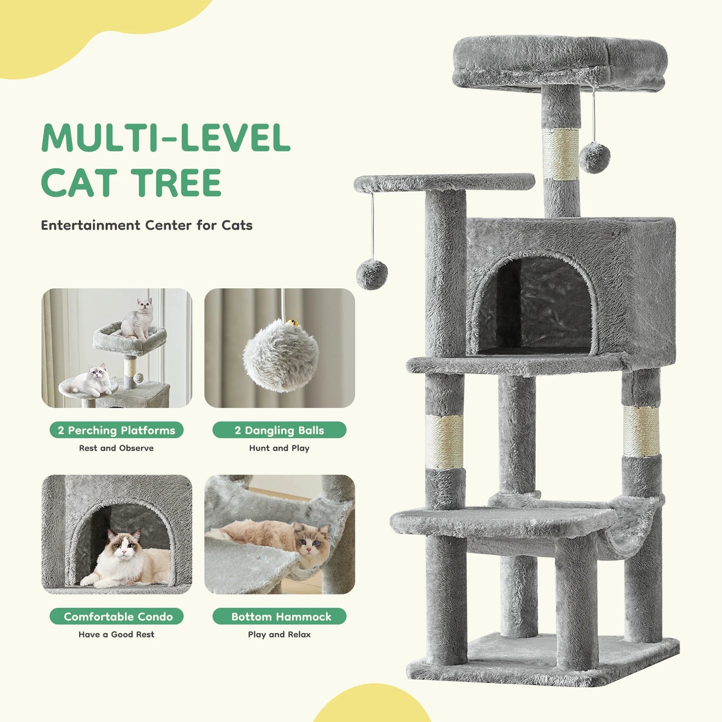 VELNA Cat Tree Tower – photo 5