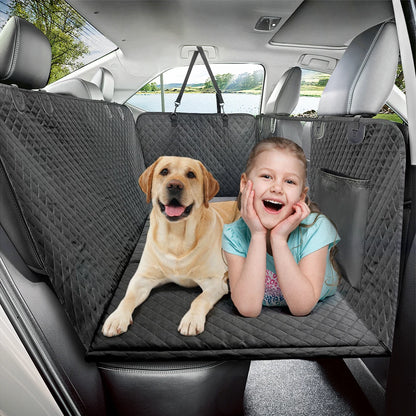 Velna Dog Car Seat Cover hard bottom panel bridging the footwell