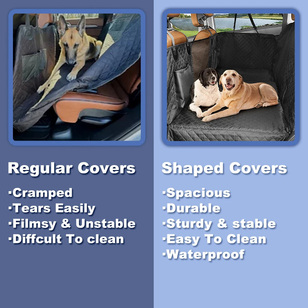 Velna Dog Car Seat Cover waterproof fabric detail