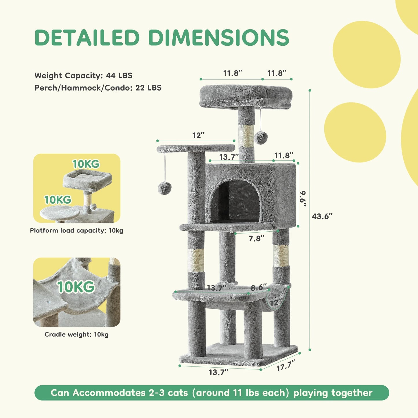 VELNA Cat Tree Tower – photo 2