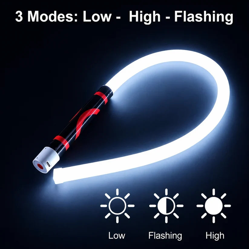 Velna Flexible LED Work Flashlight – Bendable Hands-Free Light