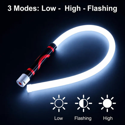 Velna Flexible LED Work Flashlight – Bendable Hands-Free Light