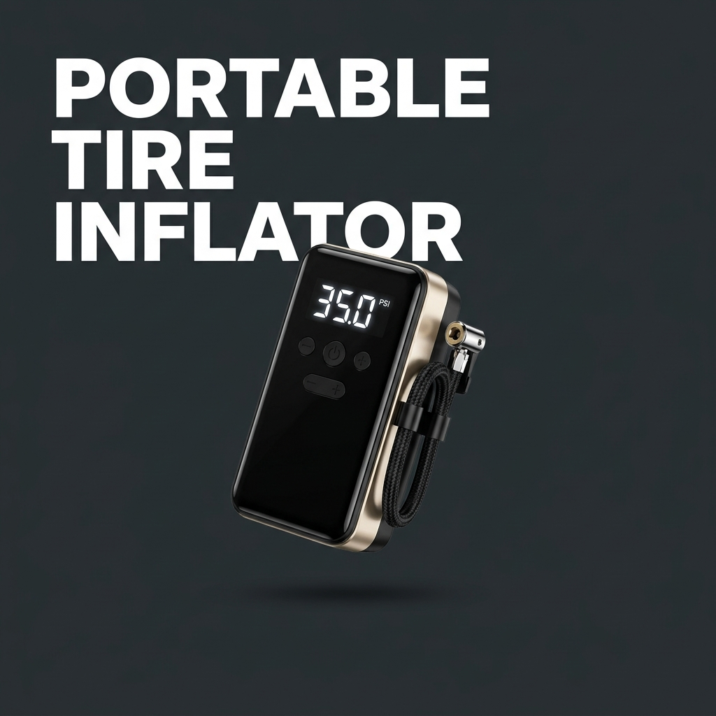 Velna Portable Tire Inflator 150 PSI cordless air pump