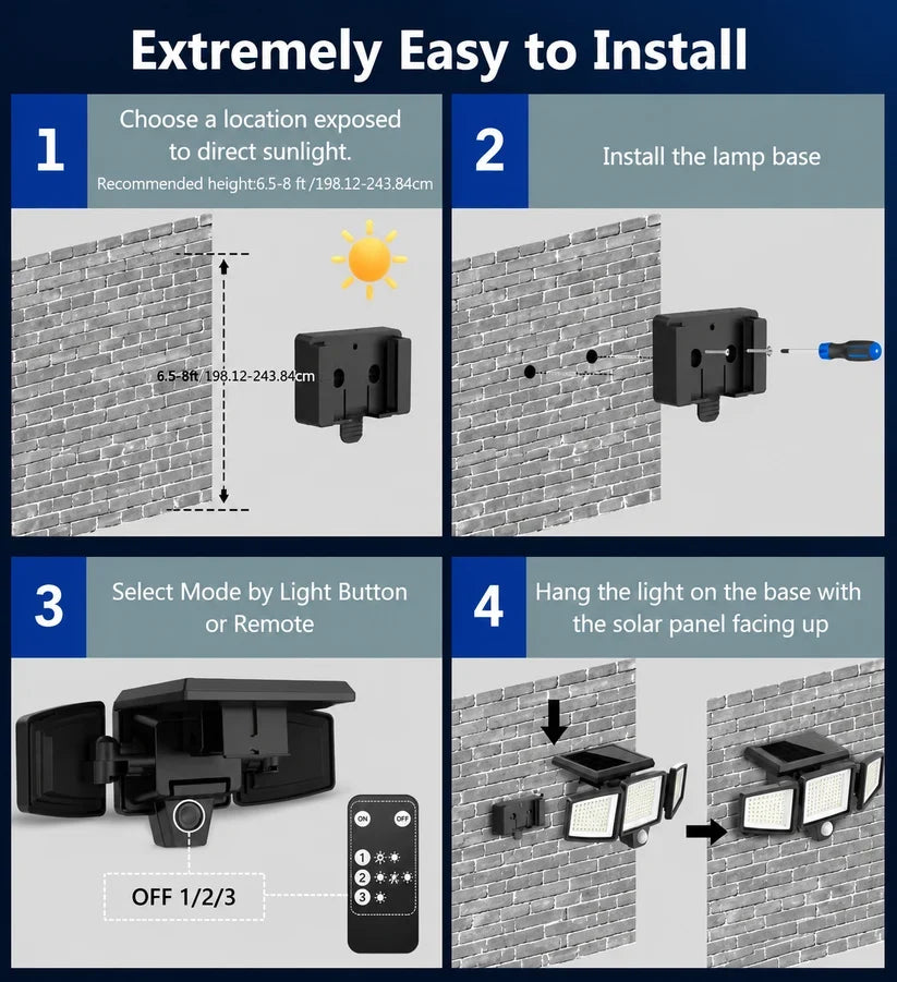 Velna Solar Security Light