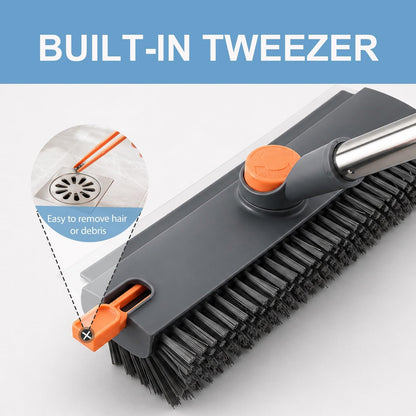 Velna 3-in-1 Floor Scrub Brush — scrubbing tile grout